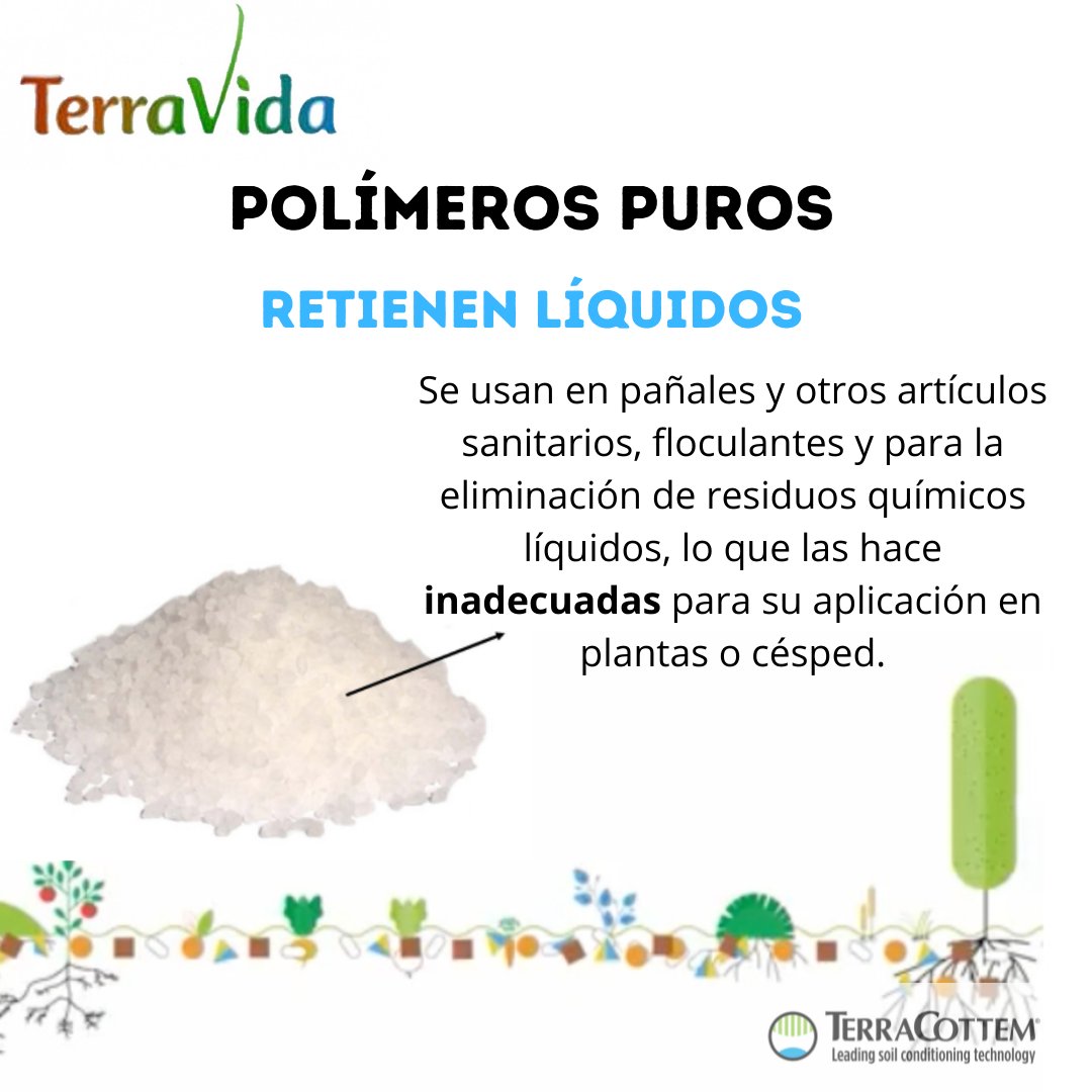 TerraVidainfo's tweet photo. 🛑No todos los productos con polímeros hidroabsorbentes son iguales.

Los de TerraCottem, cuidadosamente seleccionados, aumentan la retención de agua a disposición de las plantas que acceden a ella a voluntad. 

Resultado: uso de agua eficiente + ahorro de agua de hasta el 50% https://t.co/IzzCetFoy8