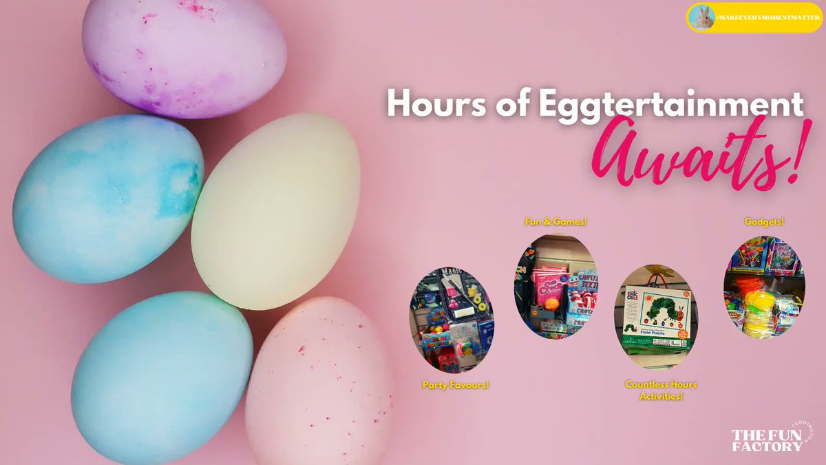 Have you had a chance to hop in-store and check out our HUGE range of party games and activities stock? 🤹

You're spoilt for choice, so make sure you pop by and see what you can pick up for the kids this week to make sure they have an entertainment filled Easter break! 🍭