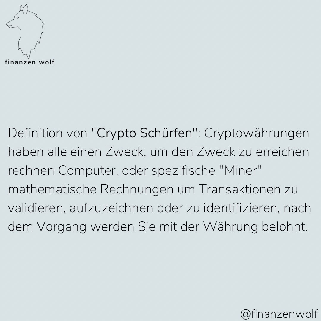 Finanzen_Wolf's tweet photo. Crypto schürfen ist eine der meist gehypten Themen zurzeit, aber das Back-end kennen nur wenige, was denkt Ihr über das Thema? ⛏⛏

Gerne Ihre Meinung in den Kommentare lassen. 📲

#finanzenwolf #finanzielleintelligenz #finanziellefreiheit #aktien #crypto #p2p https://t.co/uRLjejf77N