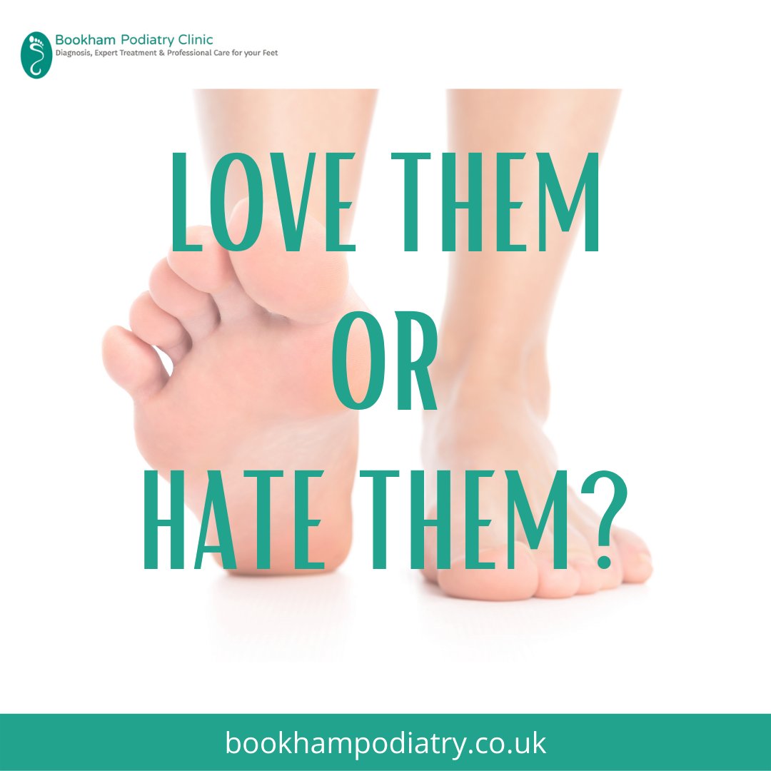 Love them or hate them (& most people have an opinion on this), it's no discussion that our feet are pretty important things. When was the last time you took proper care of them? #bookhampodiatry #podiatrists