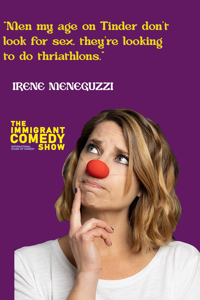The witty and sharp Irene chose us on her London calendar and we are so happy to have her. Come see what's the fuss about on the 24th of April.

#standupcomedy #theimmigrantshow #londonevents