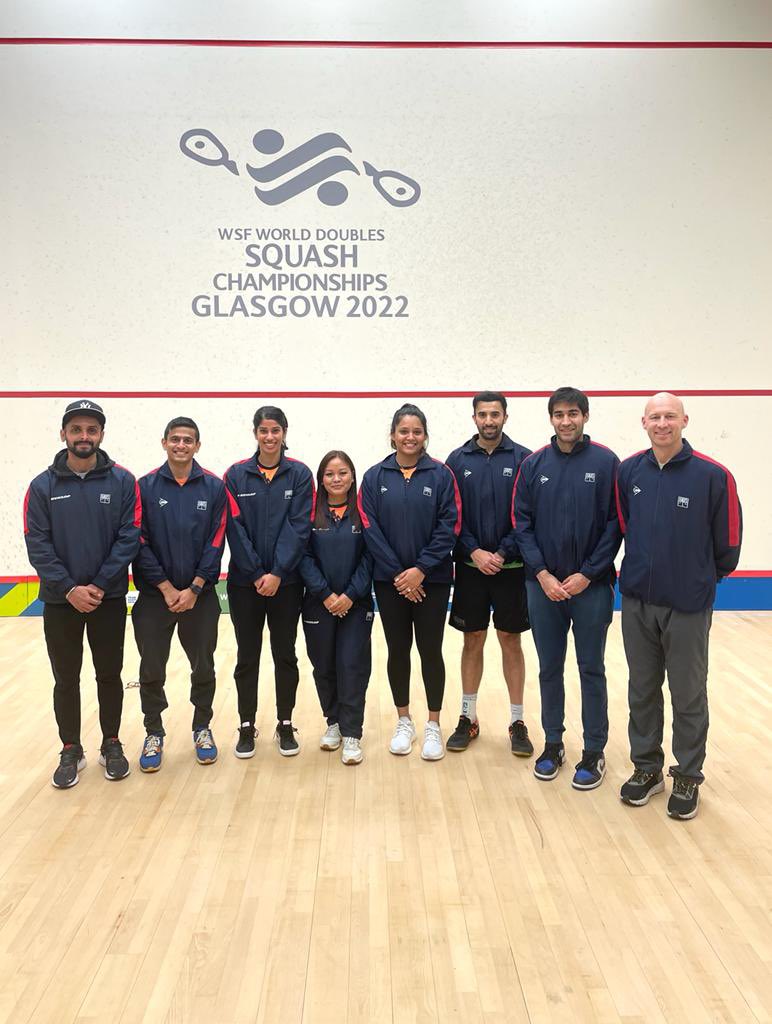 RamitTandon's tweet photo. World dubs with this squad 🇮🇳 💯! Extremely proud of what these 3 have achieved for @indiasquash 🥇 🥇. @SauravGhosal @joshnachinappa & double champ @DipikaPallikal take a bow! #TeamIndia #WSFdoubles
@sandhu_harinder @cwsquash https://t.co/8HgdXAhlkI