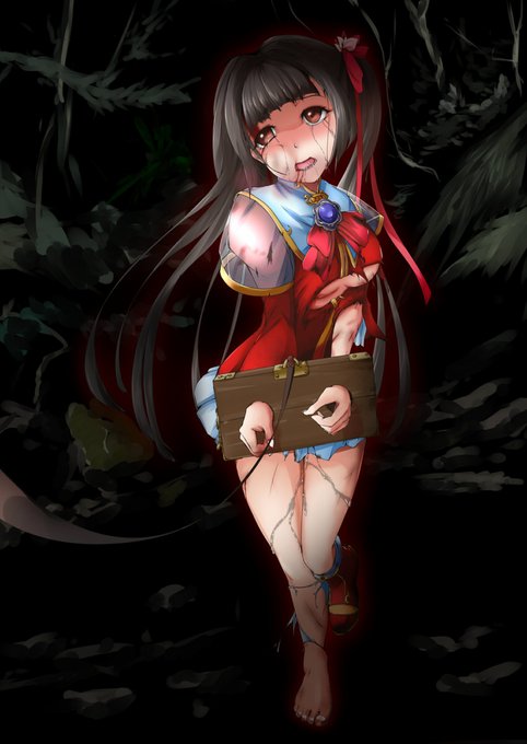 南蛮戦で敗北後、
どこかへ連行される無双6の大喬さん 