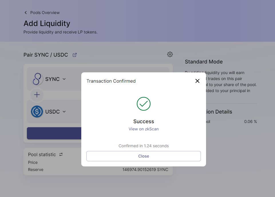 Luckghc's tweet photo. I have tried! very easy to use, fast and smooth.               #L222 #zksync #ZKRollups #Ethereum #DEX #exchange #DeFi #Testnet https://t.co/aQKmvzaCC7