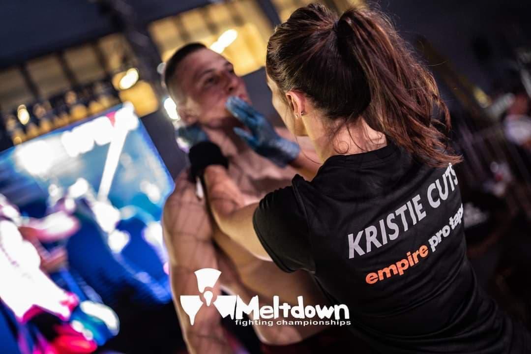 Attention promoters/fighters. Experienced international cut woman/hand wrapper <a href="/Kristierabe/">Kristie Raby</a> from Wales has recently received her pro boxing seconds license.

If you’re looking to take on a house second or you’re a boxer looking to add a cuts person to your team, she’s your girl.
