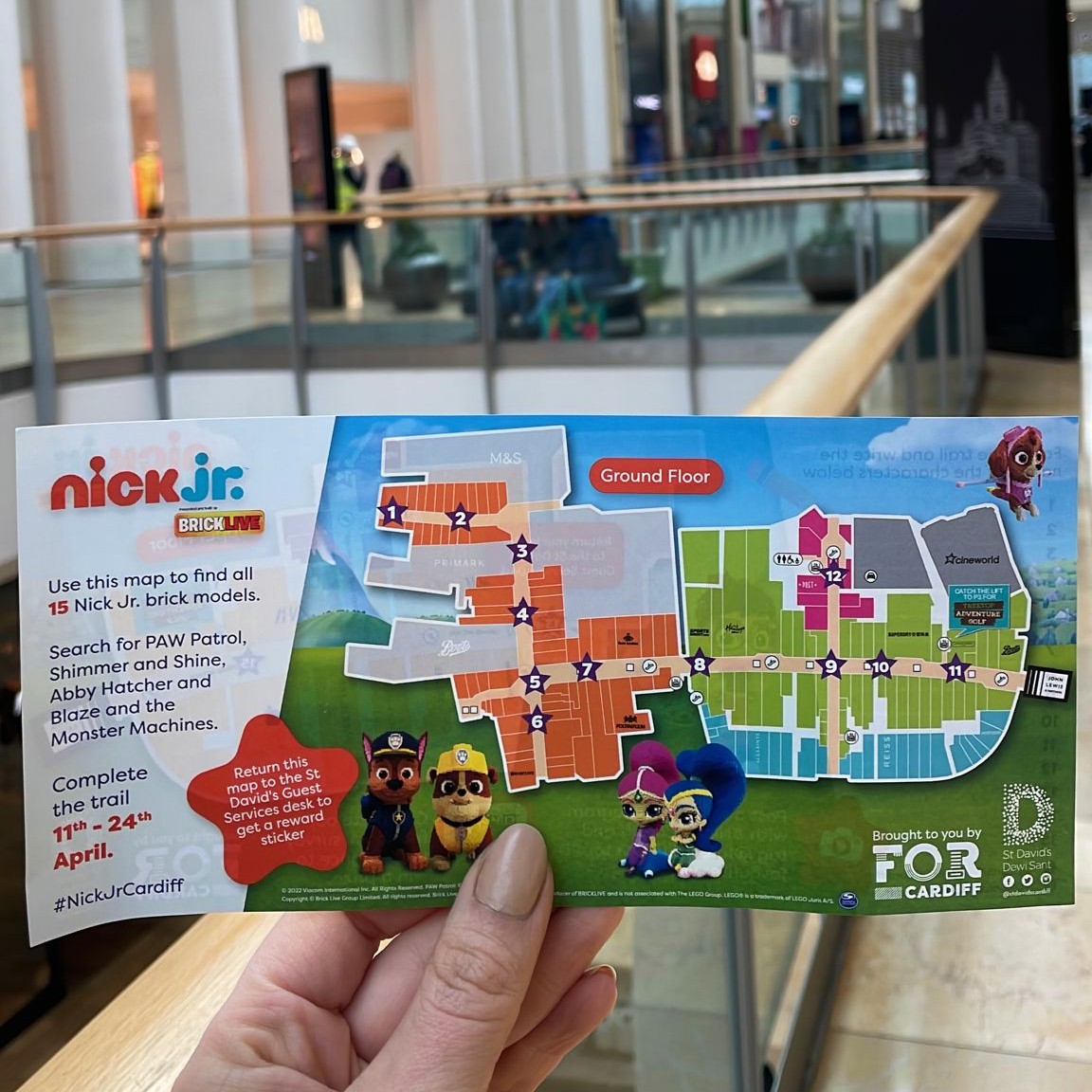 StDavidsCardiff's tweet photo. Spot all your favourite characters @StDavidsCardiff this week! There are 15 amazing @nickjr @BRICKLIVEUK models to find all around the centre.
🗺️ Pick up your map from the Guest Services desk
#NickJrCardiff #stdavids #stdavidscardiff #lovecardiff #whatsoncardiff https://t.co/eaKnC4mR4b