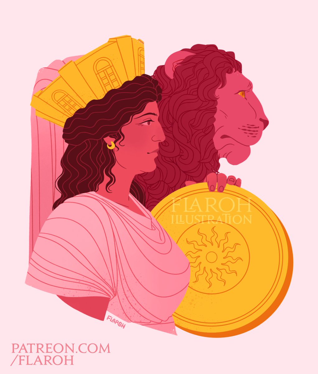 Magna Mater, Cybele ⚜️💖🦁 A special edition to my Roman Gods series :)