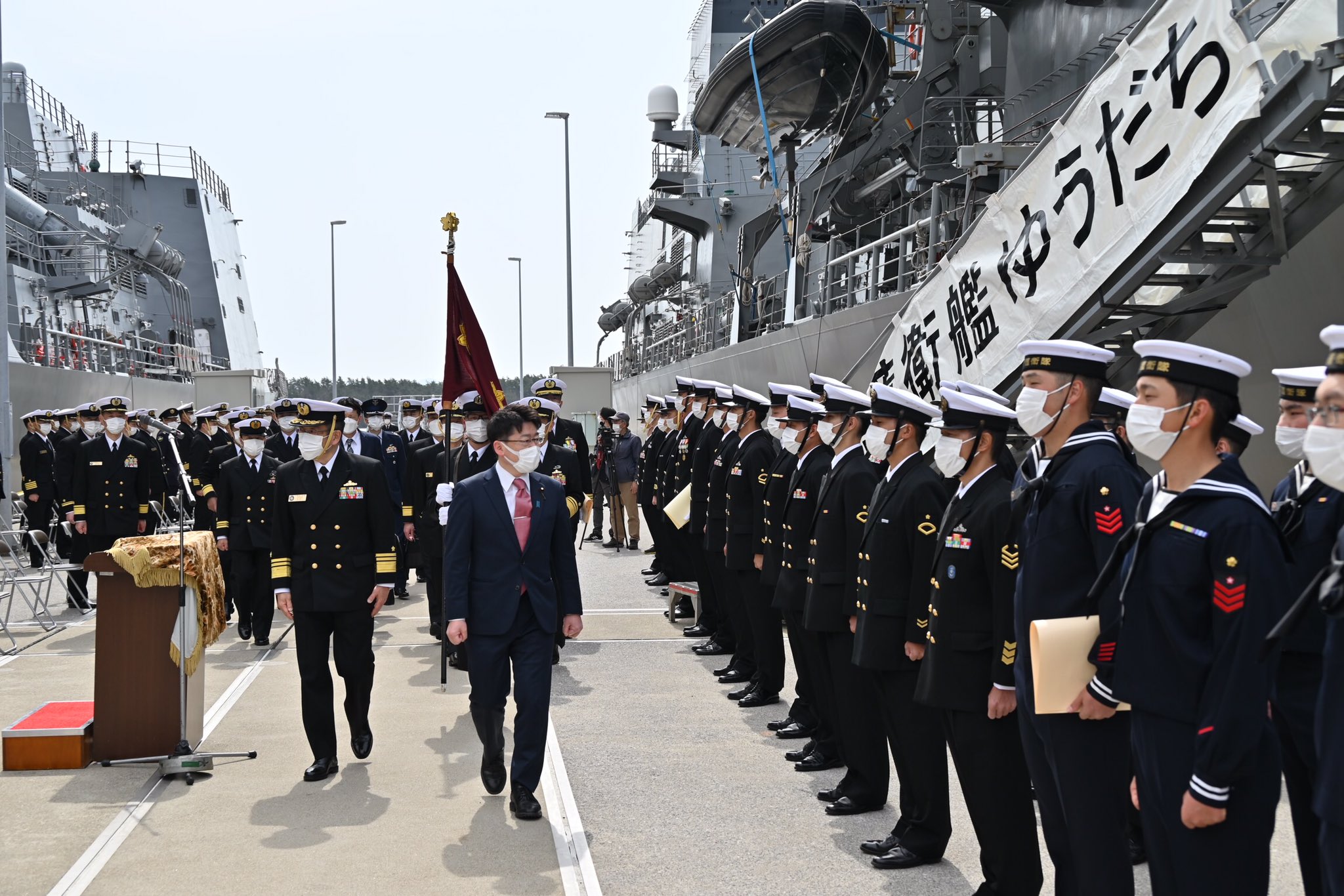 護衛艦「きりさめ」10日出港＝中東派遣2隻目、新型コロナ対策