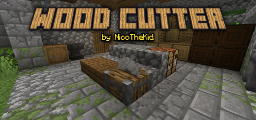 Wood Cutter (v1.2) - Addon - mcpedl.com/wood-cutter-pa… - By NicoTheKid