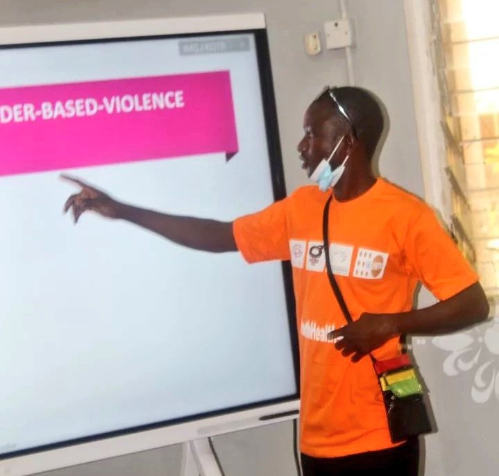 GirlsPrideGam's tweet photo. Did you know that majority of the teachers that were trained on MHHM, Period Shaming and GBV were male teachers. Out of one hundred and sixty teachers, 91 were male teachers. 
#YouthHealth4DD
#DeliveringForTheGambia 
#MaleInvolvementInSRH
@NewNgbv @UNFPATheGambia @aics_it https://t.co/Mh3cV2Y8gi
