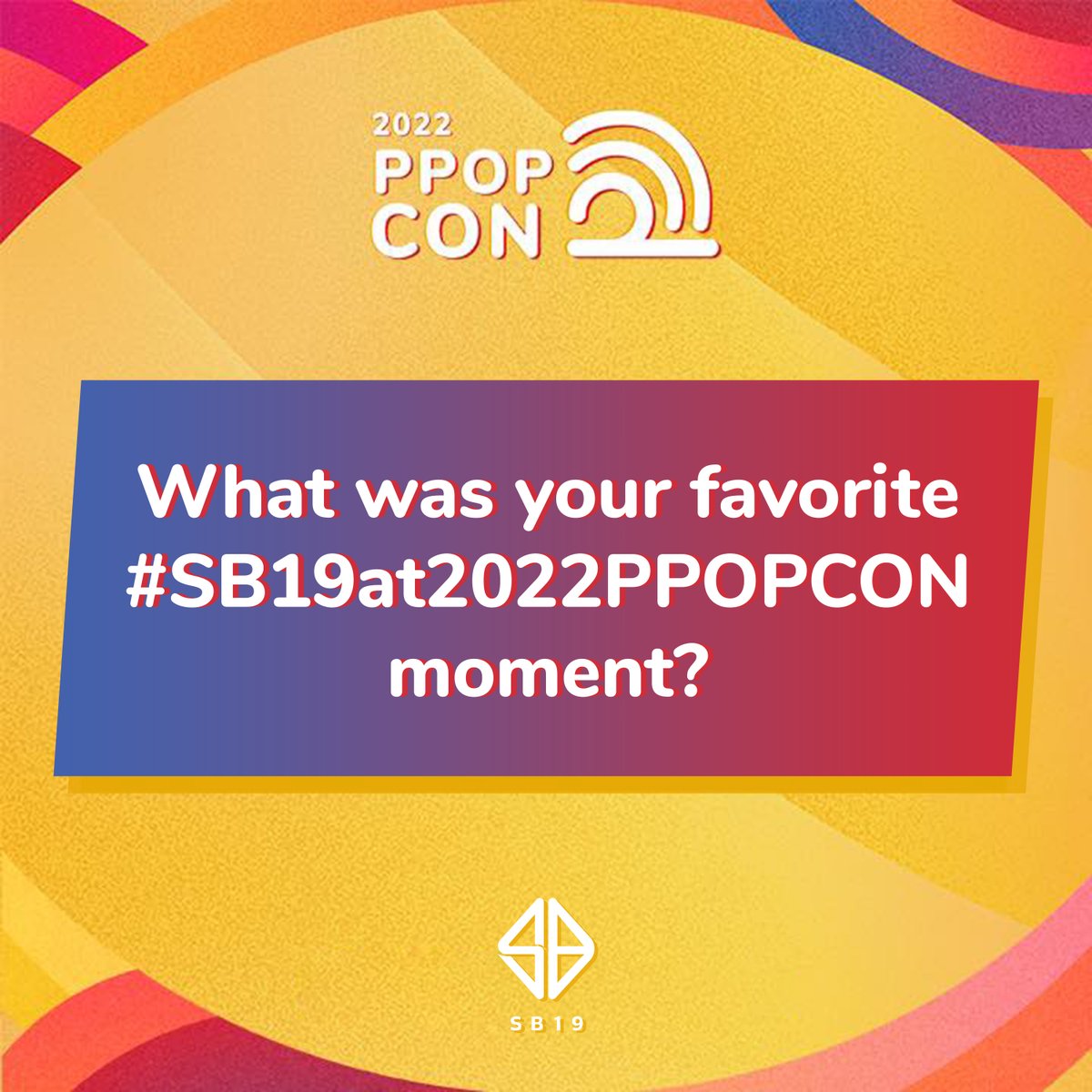SB19Official's tweet photo. From great performances to seeing each other again in person, #2022PPOPCON still has us all hyped up! 💙

What was your favorite #SB19at2022PPOPCON moment, A'TIN? 🤔

#SB19 @PPOPCONVENTION https://t.co/XR4Zs2azIj