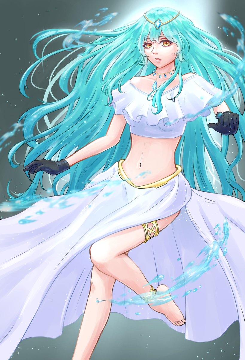 「2巡目!!去年の5月に描いたウタマロの擬人化イラスト(画像2枚目)に再チャレンジ」|ジョセフィーナゆきのイラスト