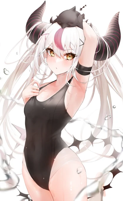 #laplus_artdesu 💦💦💦💦👿 