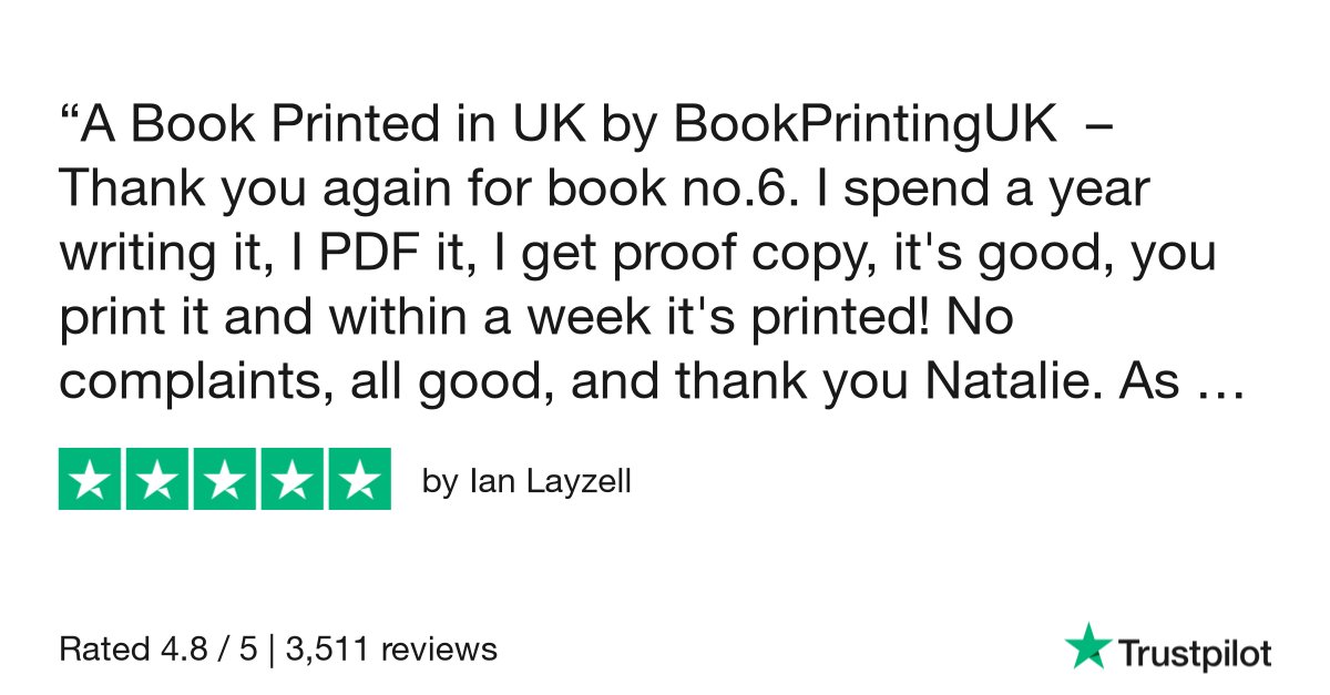 Thank you for the review Ian😀 Here's to book 7!

#CustomerService #Review