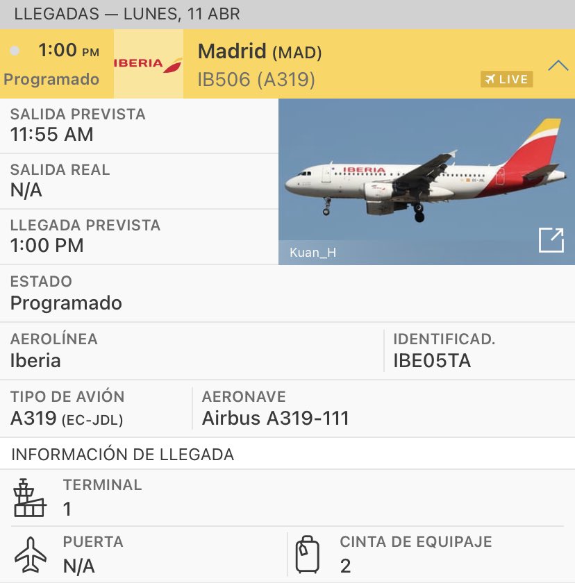 DonostiAir's tweet photo. ‼️DESPEGUE Abortado en #Barajas del #IB506 #Madrid - #SanSebastian por la pista 14L ‼️ https://t.co/AoZjFjaZVU