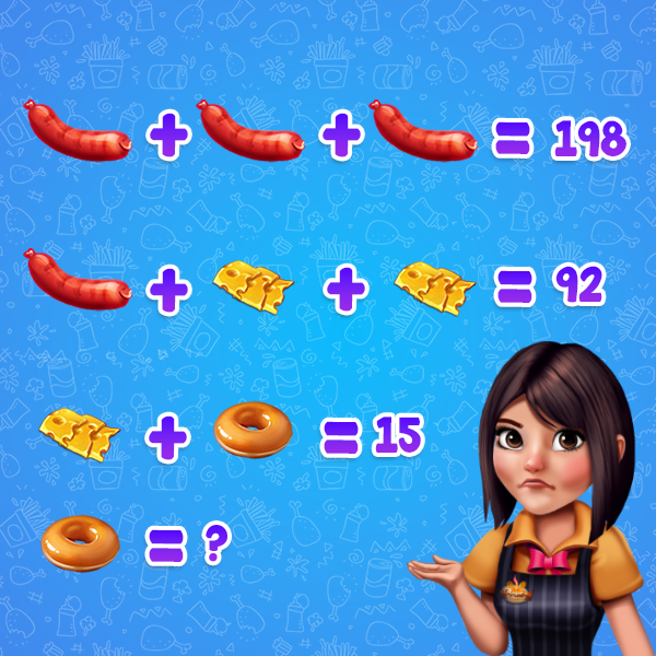 CookingRoger's tweet photo. ✋ Hello Chefs 👨‍🍳👩🏻‍🍳!
📖 We have a hard math challenge for our experts today.
‼️ Can you help Mia to solve this math problem?
==============
📥 Play Now on Android - https://t.co/Cs6JWcdETW
📥 Play Now on AppStore - https://t.co/dP6XYMSvP8
==============
#cooking #cookinggames https://t.co/NobQrvCDa4