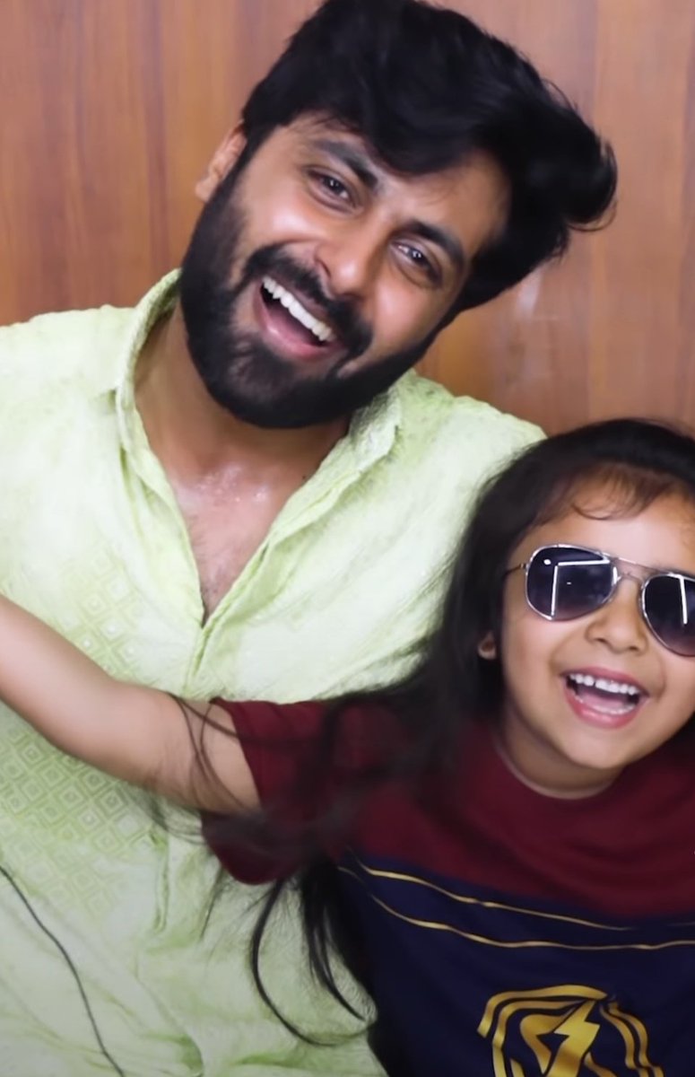 Fav Frame of the day🥰
Two Sugar babies together...!

#Ashwinkumar #VriddhiVishal
#BabyNeeSugar