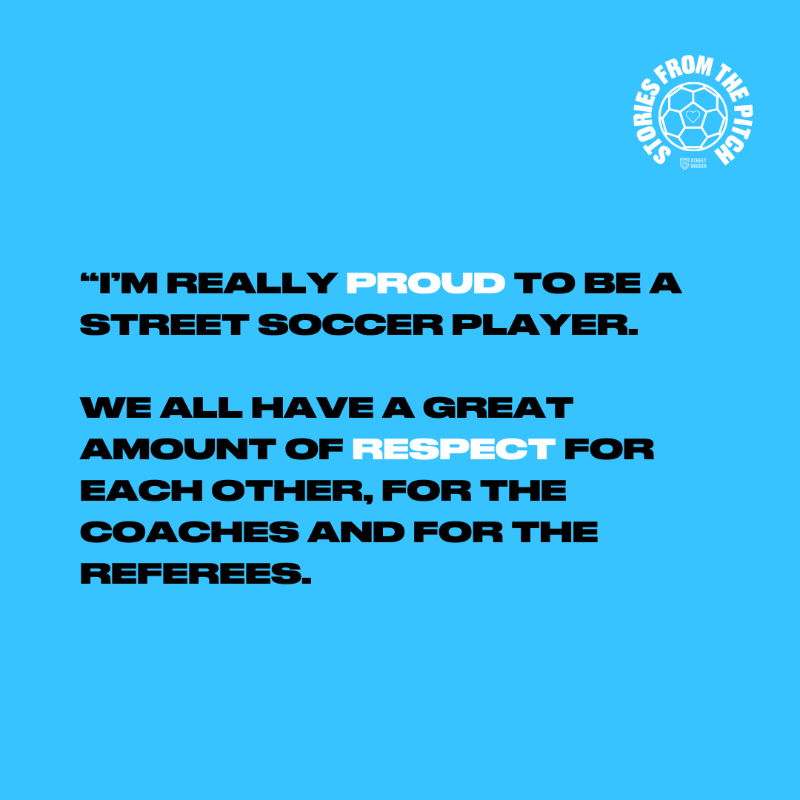 streetsoccerSCO's tweet photo. πππππππ π
πππ πππ πππππ πΈβ½οΈ
Reece has been a regular at Street Soccer sessions in Aberdeen for seven years and has highlighted how significant the programme has been in improving his confidence and mental health.
#PositiveChangeThroughFootball