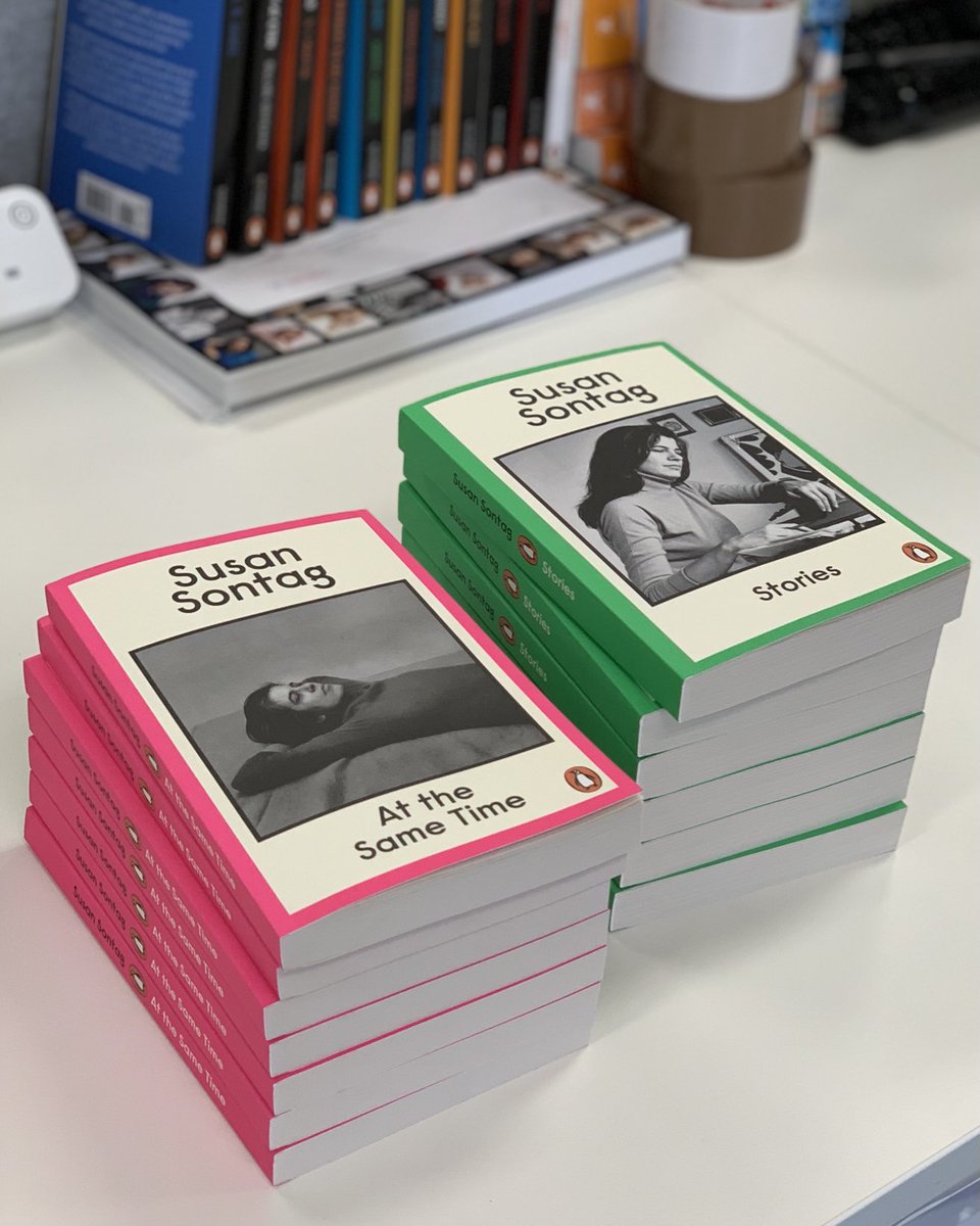 Just in — two new SUSAN SONTAG reissues, designed by ⁦<a href="/ChrisBentham89/">Chris Bentham</a>⁩