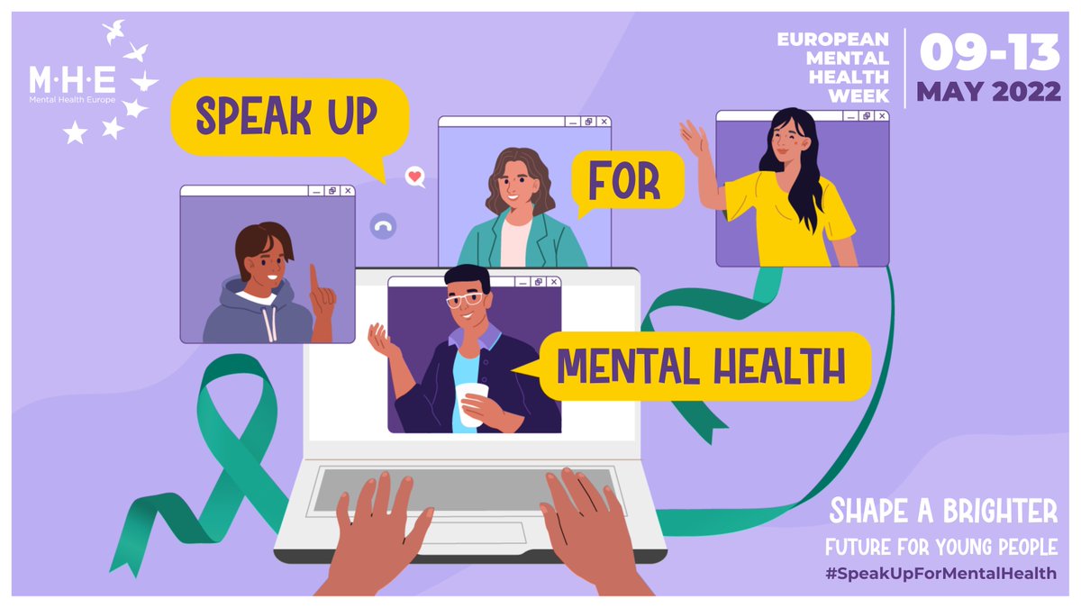 Do you know that we are 1 month away from the #EuropeanMentalHealthWeek⁉️

What can you do in the coming days and weeks?🗓️

Show everyone that you will join and tell the world why we must all #SpeakUpForMentalHealth by sharing this image.💚⬇️

🔗mhe-sme.org/emhw