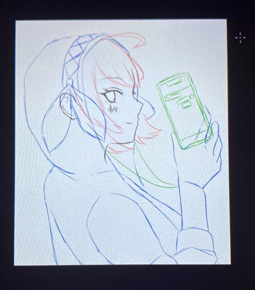 フード描きなれてないばかりに難しく感じる😞 