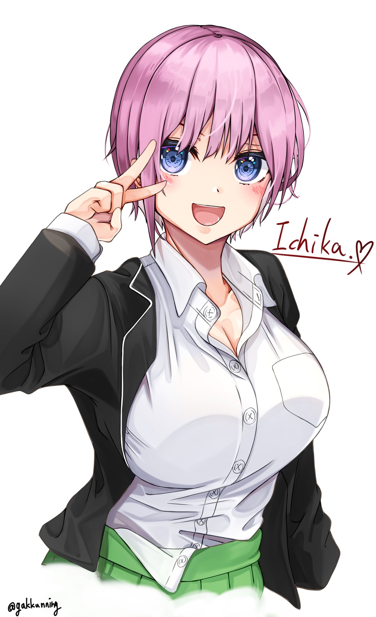 Twitter 上的 がくと ただただ可愛い一花描きました 五等分の花嫁 中野一花 イラスト T Co 9ksnsot9yp Twitter