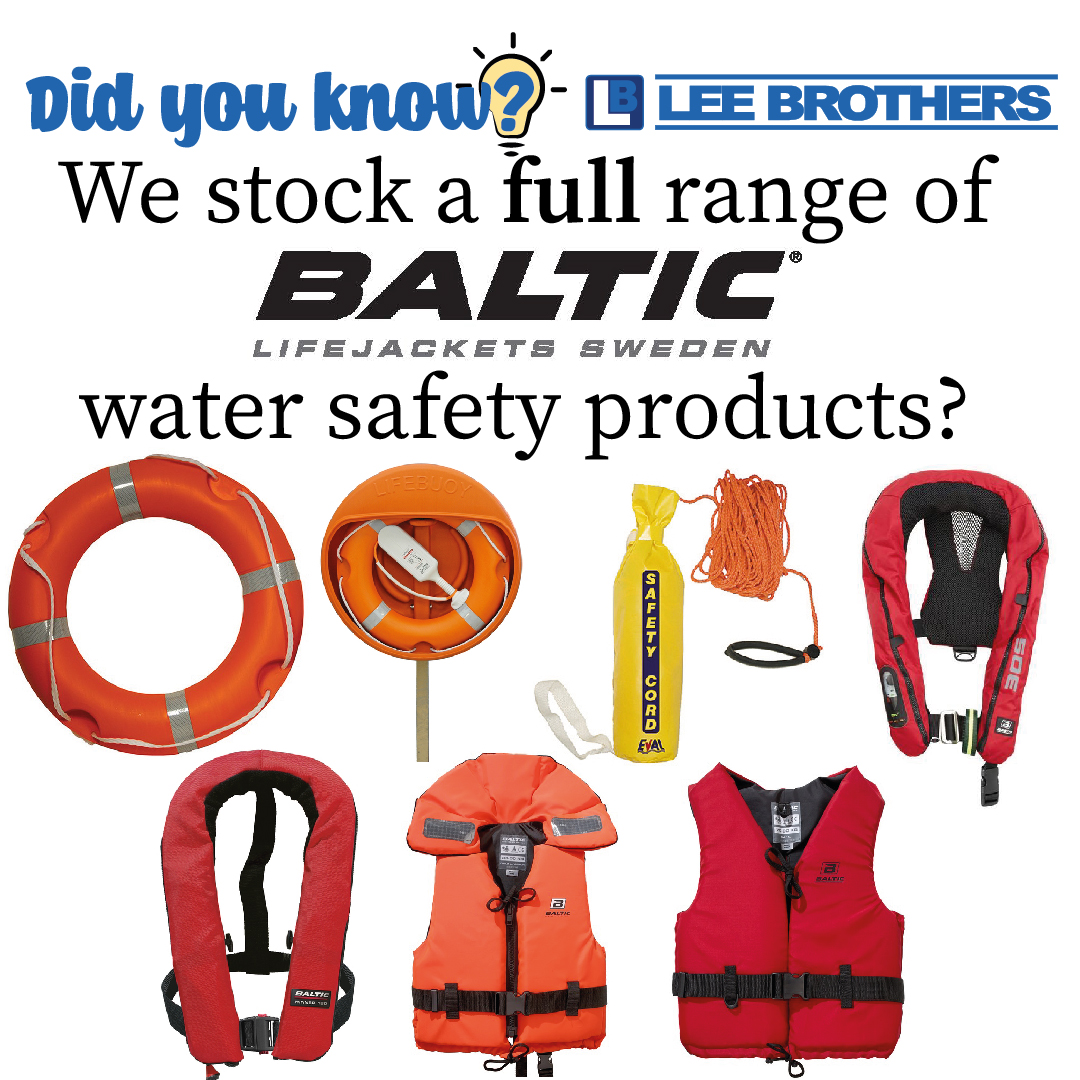 We're looking after you - even when you are in water!

We stock a full range of baltic water safety products... you can find them here:
ow.ly/fGfR50IG76B

#didyouknow #watersafety #baltic #leebrothers #ppesupplier