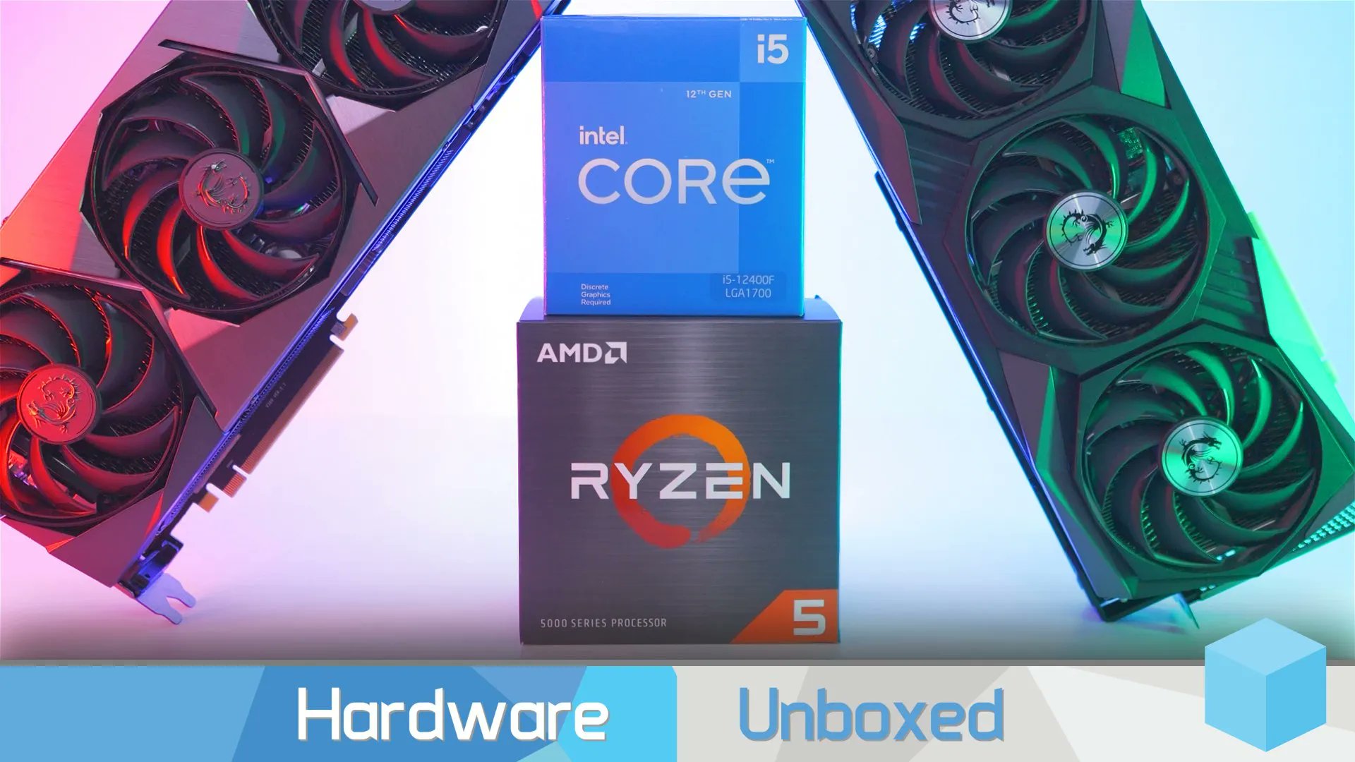 Hardware Unboxed on Twitter "AMD Ryzen 5 5600 vs Intel Core i512400F