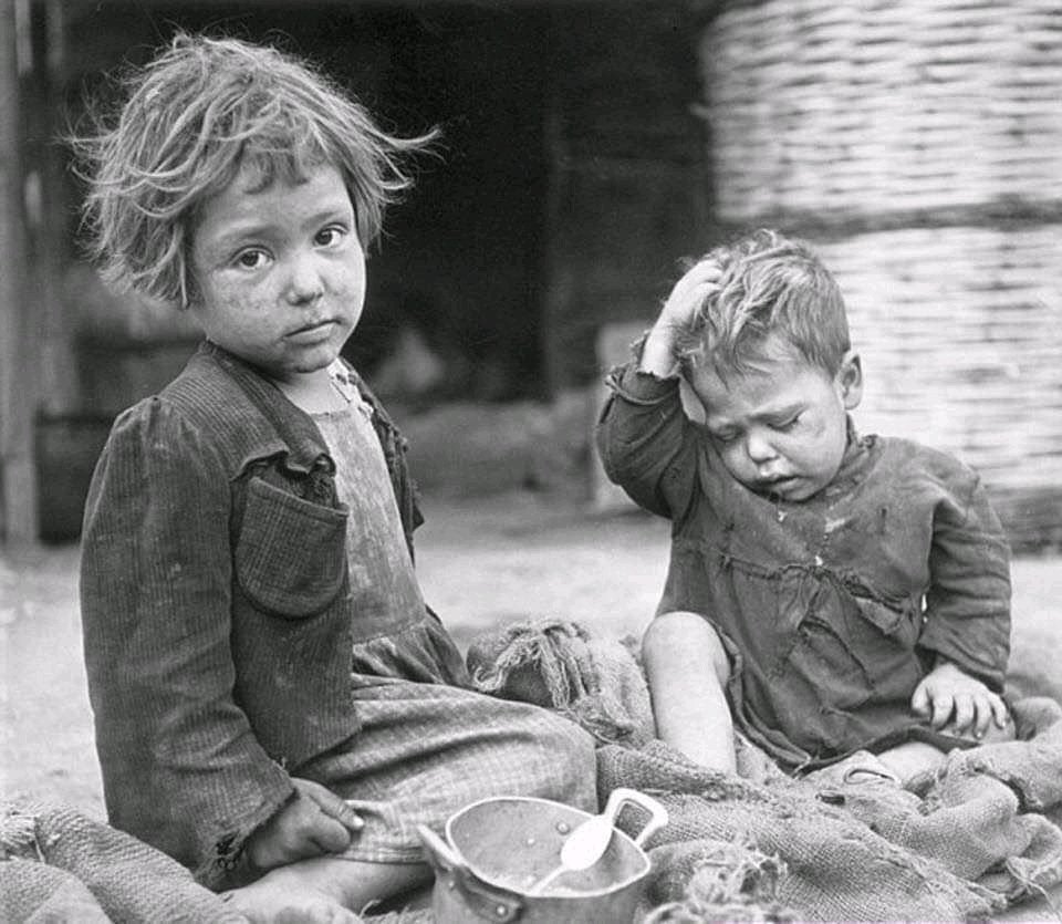 Голодные дети войны 1941-1945