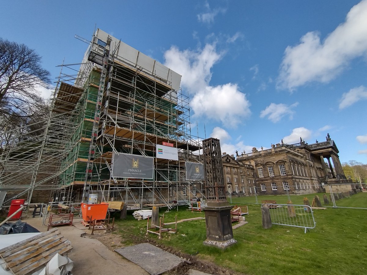 MasonClark_UK's tweet photo. Structural repairs going well @Wentworth_House. Focus now on the South Pavilion…
#buildingconservation #historichouses #rotherham
#conservationengineering #restoration
#wentworthwoodhouse https://t.co/OABhdfejNq