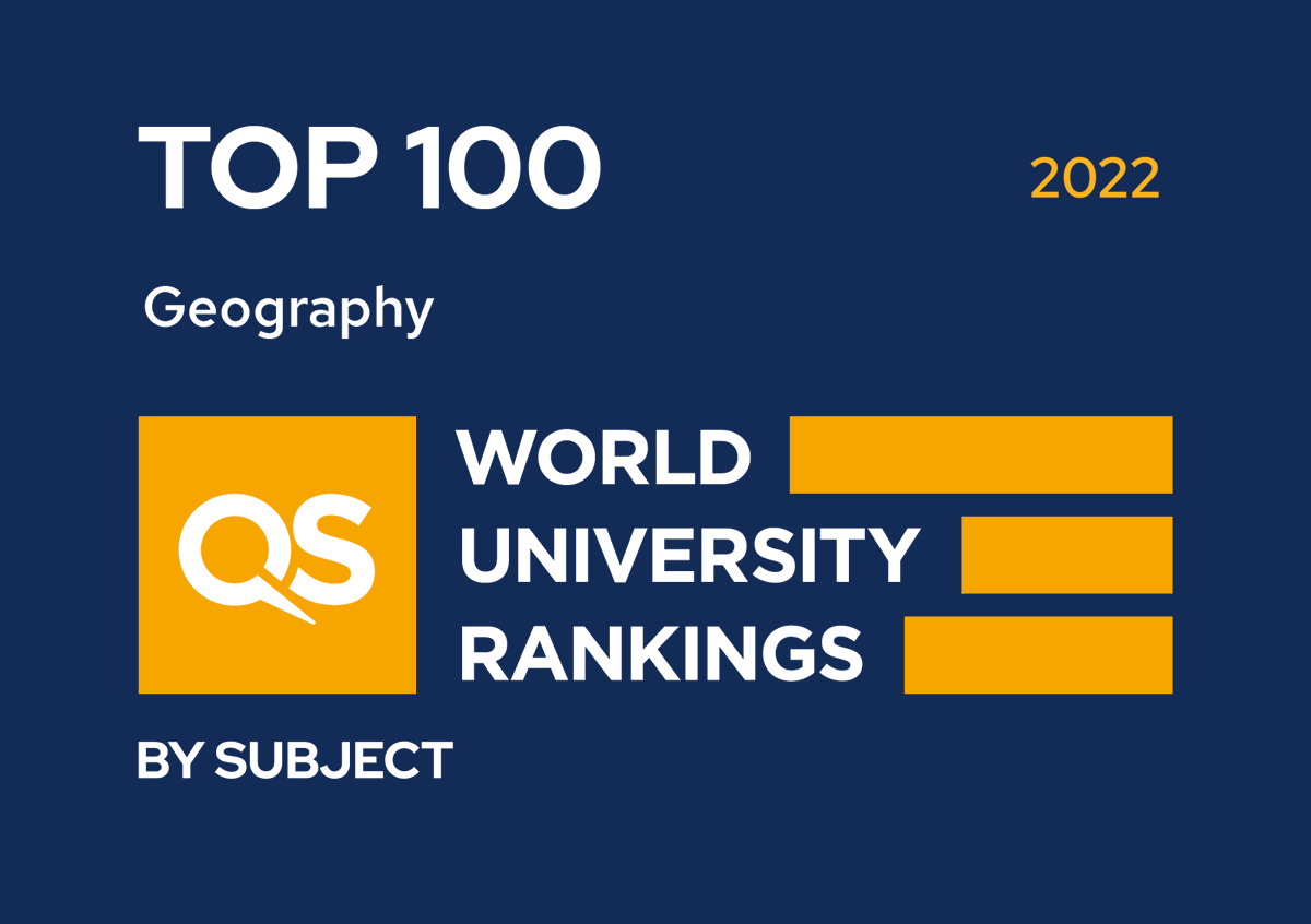 UCD_Geography's tweet photo. Some excellent news to start the week, our School is in the top 100 Geography departments globally &amp; ranked 1st in Ireland in the QS World University Rankings 2022! Please excuse us as we spend the rest of the day attaching our shiny new badge to our emails &amp; website🥳 https://t.co/KFGlUPKKEF