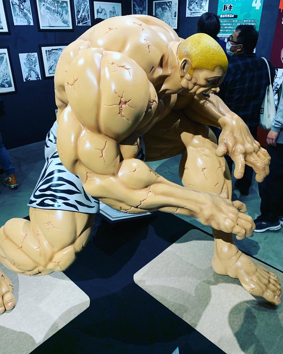 yuichi785's tweet photo. 刃牙展 https://t.co/yblWmhEjm3