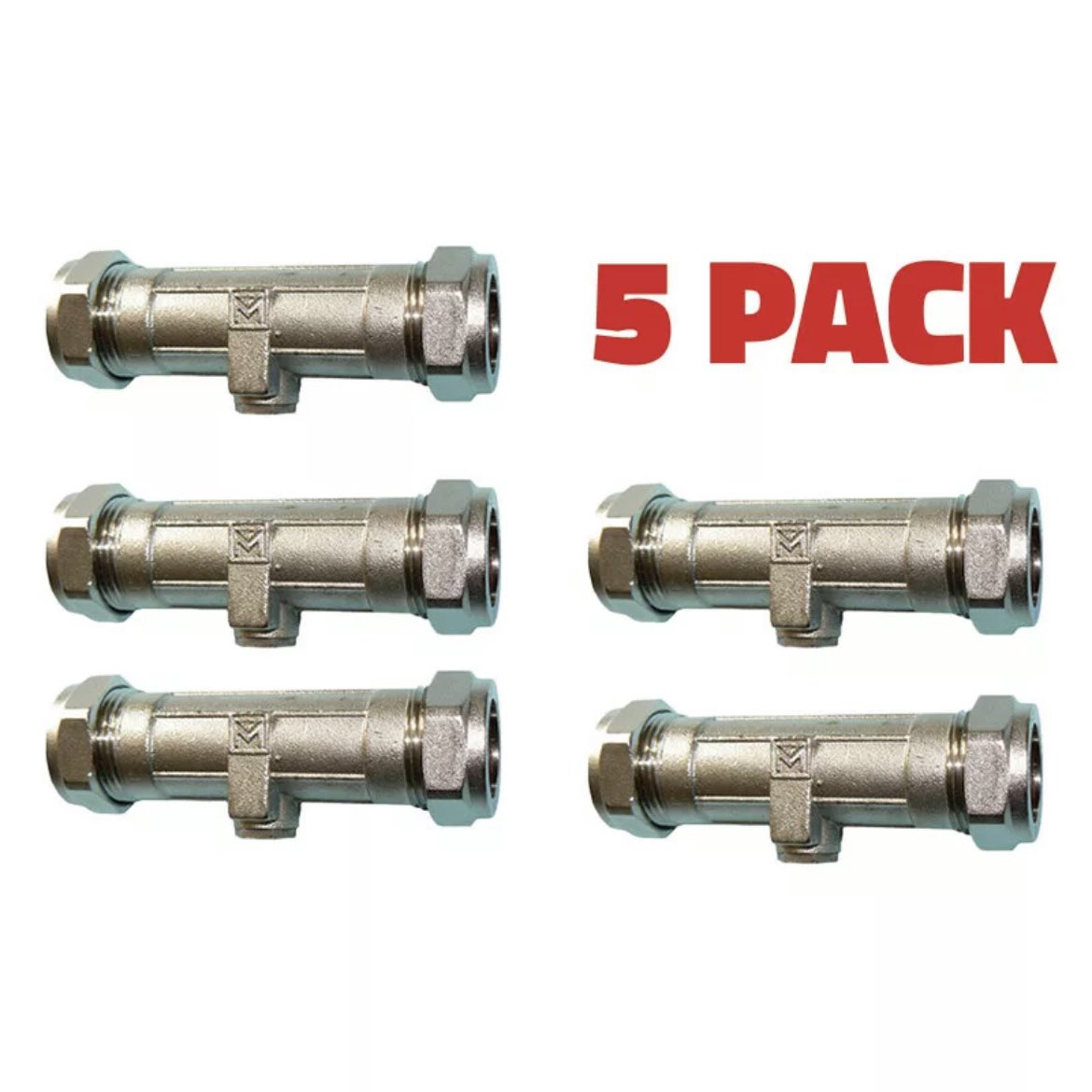 Recently added to the eBay store - 22mm Double Check Valve - Chrome Plated - PACK of 5 £25 inc VAT and delivery 🚚 📦