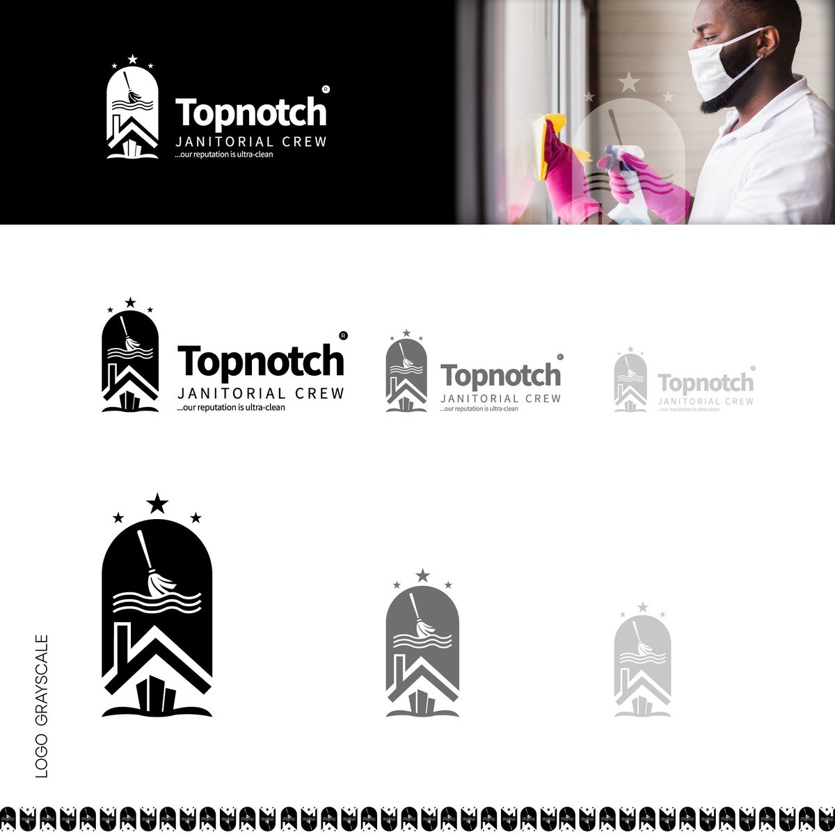 iamgbengadebayo's tweet photo. Topnotch Janitorial Crew is a cleaning agency that provides an Ultra-Clean service for it's audience. I created an outstanding Iconic Logo which is made up of relevant services by the brand.

Check it out on Behance https://t.co/lmlYKkMAti https://t.co/yWLWLejslE
