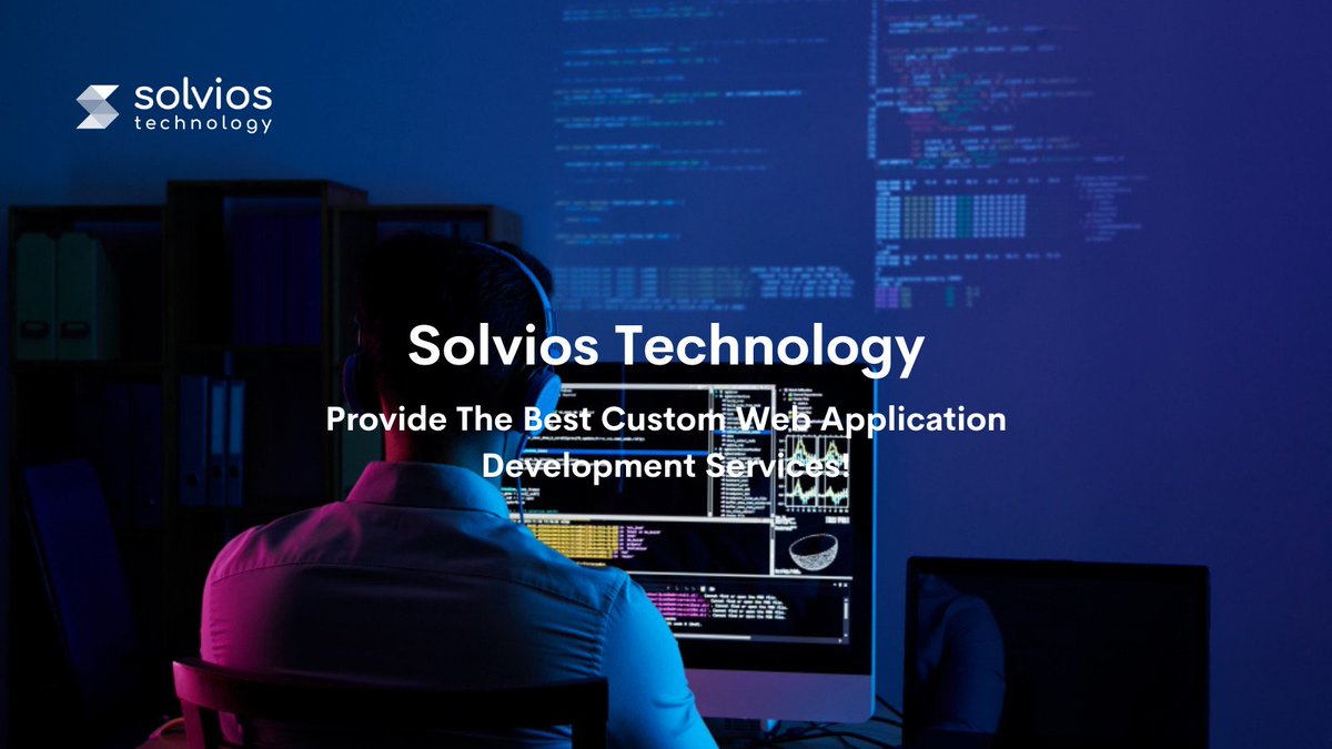 solviostech's tweet image. We are a Custom Web Development company that intends to impart cost-effective Custom Web Application Development Services that match your business needs and timeframe.  👉 bit.ly/3LUUM41
#developyourcustomwebapplication  #customwebapplicationdevelopmentservices