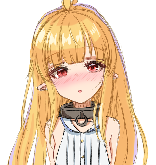 エロゲを作ってるのに
最近メインヒロインを全然描いてなくて
忘れそうだったので落書き～
(普段着バージョン) 