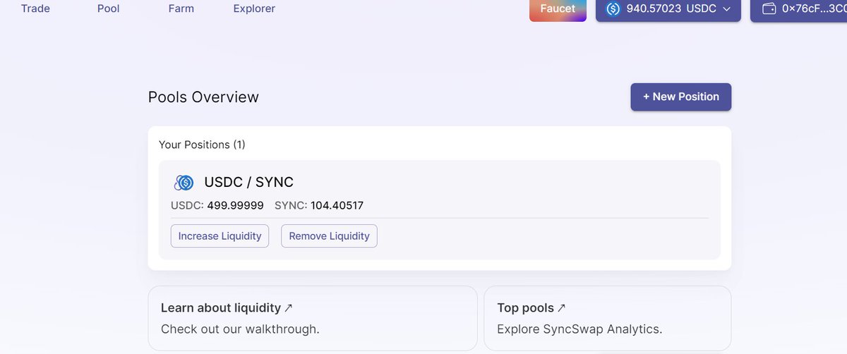 very good project! #L222 #zkSync #Layer2 #ZKRollup #testnet #Ethereum #DeFi