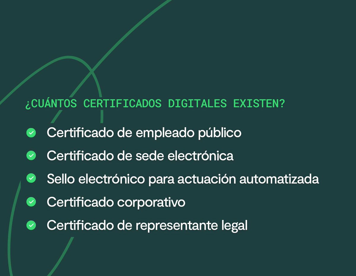 signaturit's tweet photo. 🌟 Además, para realizar los trámites con los organismos públicos, o bien, para la gestión documental de tus productos o servicios, es imprescindible escoger el tipo de certificado más indicado para cada ocasión 👇🏽: 

4/5 🧶 https://t.co/X5gJhg8OFP