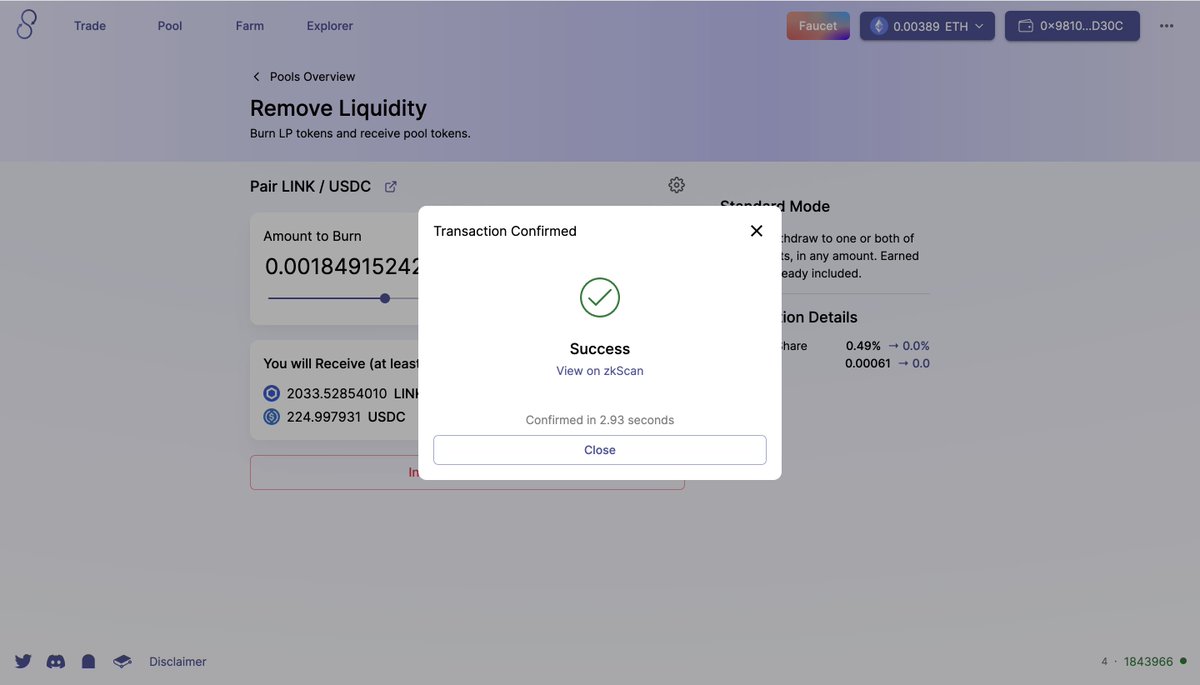 Vicki Larson (@vickila34431672) on Twitter photo SyncSwap is now live on the zkSync 2.0 Goeril testnet : syncswap.xyz
Discord: discord.gg/syncswap
<a href="/syncswap/">SyncSwap (((+)))</a> is interesting dex project on L2 zxsync
#L222 #zkSync #Layer2 #ZKRollup #testnet #Ethereum #DeFi SyncSwap is now live on the zkSync 2.0 Goeril testnet : syncswap.xyz
Discord: discord.gg/syncswap
<a href="/syncswap/">SyncSwap (((+)))</a> is interesting dex project on L2 zxsync
#L222 #zkSync #Layer2 #ZKRollup #testnet #Ethereum #DeFi