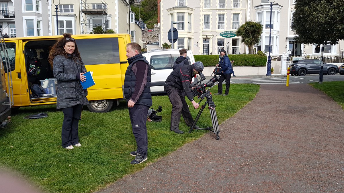 Filming in progress at the Ty Gwyn mine