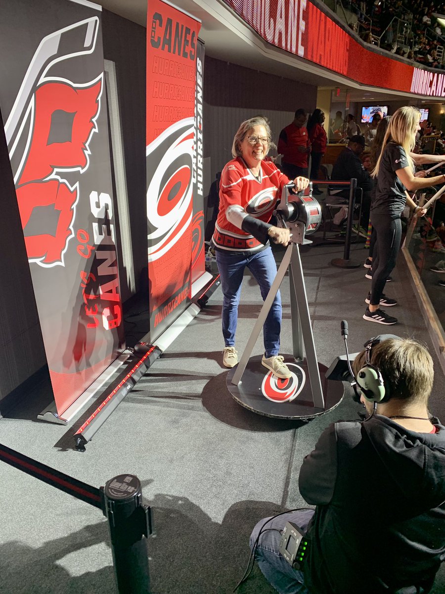 dougwarf's tweet image. Big stick tap to the @canes and Centennial Authority for helping @TFSNC celebrate 85 years of serving Triangle families. We thanked donors &amp;amp; team members, raised 💰 and brought the team to out to a big 3rd period. Big win for all. 👏