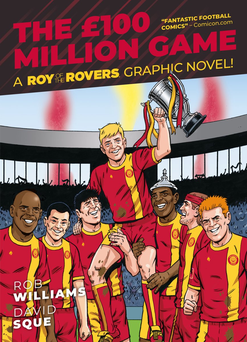 MrEPrimary's tweet photo. 👀COVER REVEAL!⚽
Roy of the Rovers:The £100 Million Game @Robwilliams71
Illustrator: #DavidSque
@royoftherovers

It's been a tumultuous time since Roy joined Melchester Rovers. Now the stakes have never been higher! Will Roy lead his team to victory? Out 21/7/22. #RoyOfTheRovers https://t.co/lZ4mKz85ix