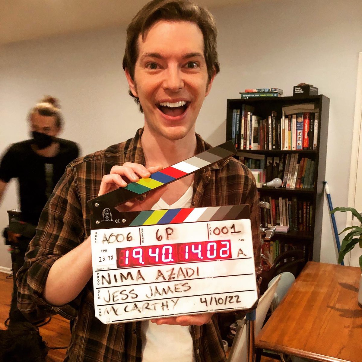 KellyMisekJr's tweet photo. We totally wrapped filming TURNER LOSES HIS PANTS last night!! What a wild 2 days with an AMAZING group of talented people. Now to catch up on some sleep!! 😂 #kismet #blessed #actorslife🎬 #thepantsarenotamyth #hollywood https://t.co/2w3PmtnQ5Y