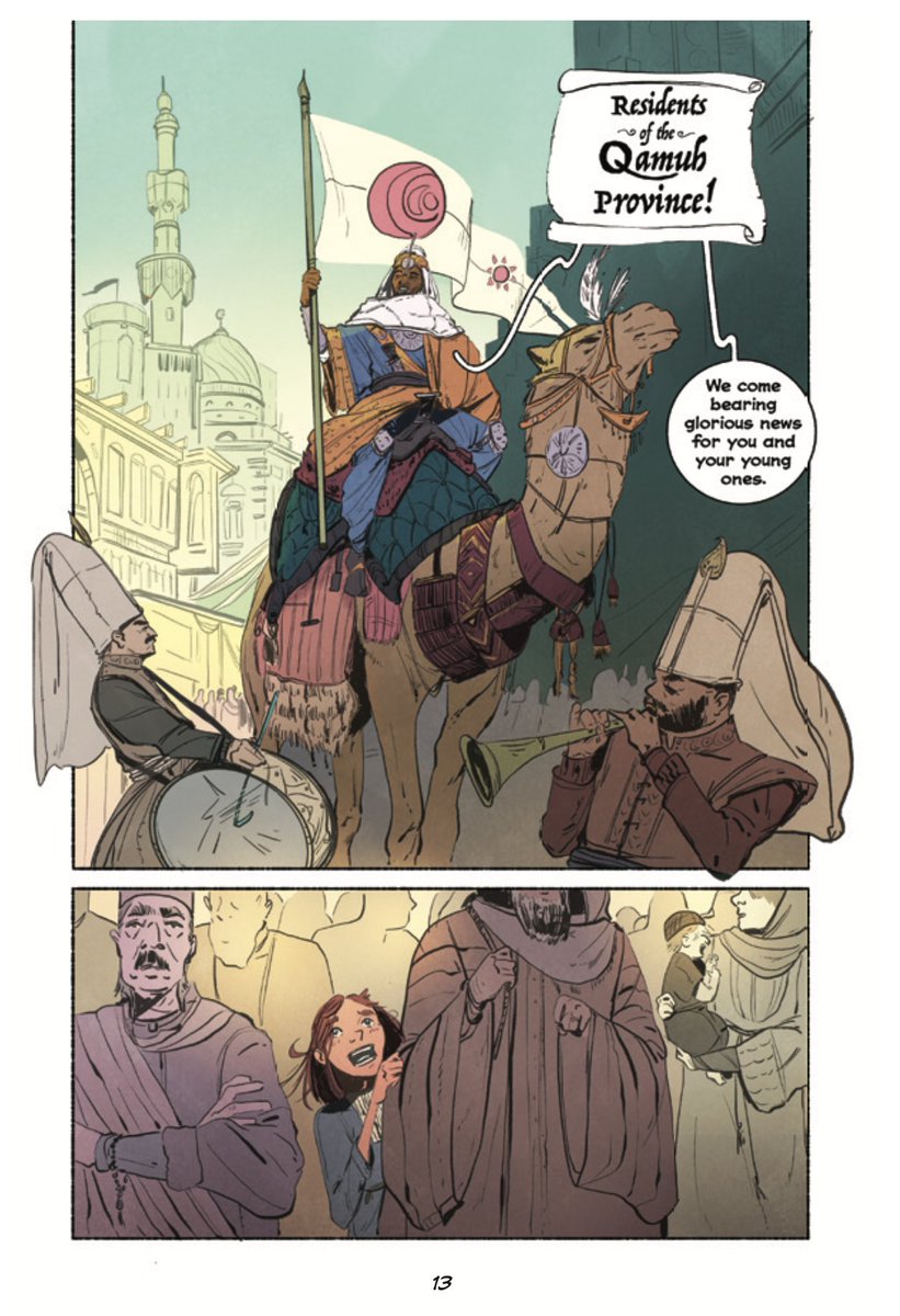 April is Arab American Heritage Month-- consider bringing a fantasy world by two Arab Americans to your shelf or your classroom?

SQUIRE is a YA story about a young girl born on the wrong side of a border, who joins the army with dreams of being a knight⚔️ https://t.co/Rd99BTH4jh 