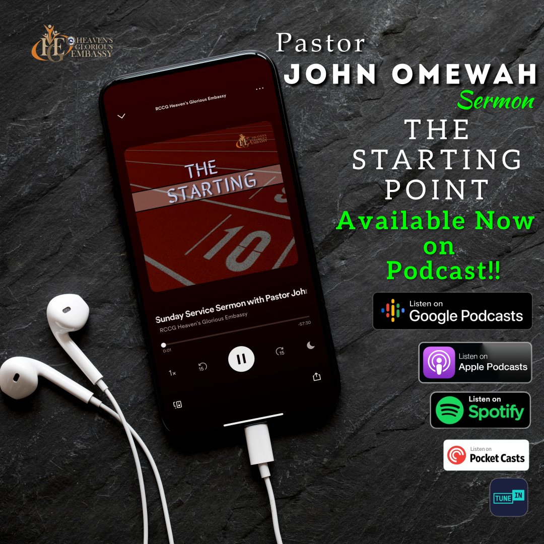 HgeRccg's tweet photo. SUNDAY SERVICE Sermon with Pastor @johnomewah | THE STARTING POINT is available on Podcast.
https://t.co/ihNVDWuQDm
Follow us on Podcast!!
#rccghge #nexthge #rccghgechoir
#hgepodcastsermon #SundaySermon
#mondayvibes #onlinechurch
#hgepodcast #podcast
#church https://t.co/SBEd4sw7fL