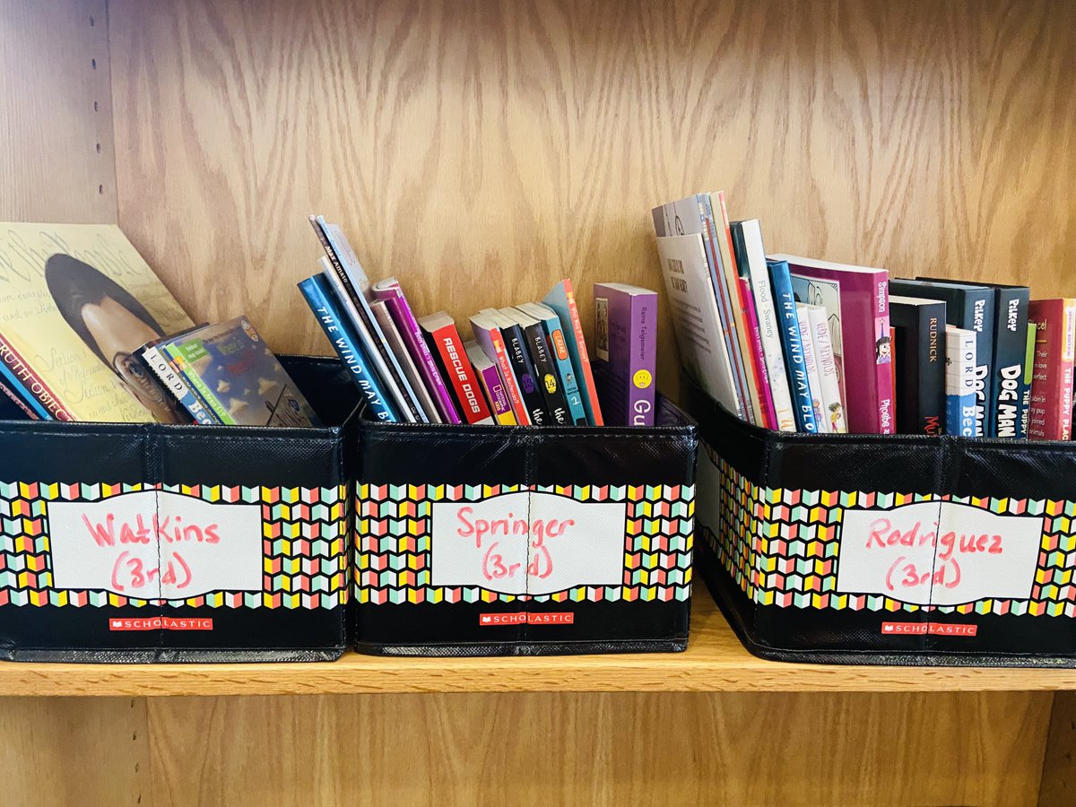 3rd Grade teachers Mrs. Watkins, Springer, and Rodriguez have made their wish list boxes for the book fair! 📖 ❤️