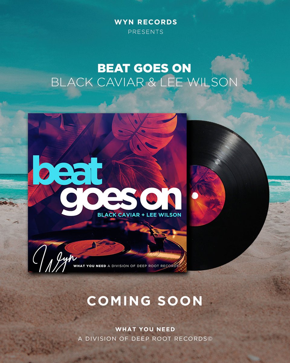 It's go time! 🔊 We’re excited to announce that our new record “Beat Goes On” by @realblackcaviar & @LeeWilsonMusic is releasing this Friday! 🔥 ⠀⠀⠀⠀⠀⠀⠀⠀⠀ ⠀⠀⠀⠀⠀⠀⠀⠀⠀