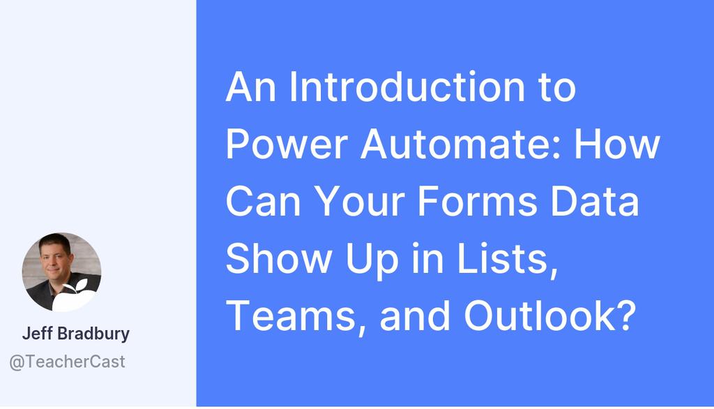 PodcastingToday's tweet photo. Learn how to create a Microsoft Power Automate workflow in just a few easy steps! Please check out our latest #MicrosoftEDU Video Tutorial.
Read more 👉 https://t.co/NKApUdoVoX
#Microsoft365 #MIEExpert #MicrosoftEDU #PowerPlatform #MSPowerPlatform #MSTeams #MSPowerAutomate https://t.co/Bsv8RNobRv
