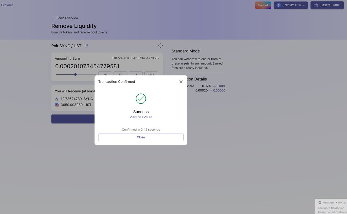 ccoinido's tweet photo. We encountered absolutely no problems and no errors during testing, fast transactions and the project is wonderful
#L222 #zkSync #Layer2 #ZKRollup #testnet #Ethereum #DeFi @syncswap https://t.co/okyP9n8w4Q