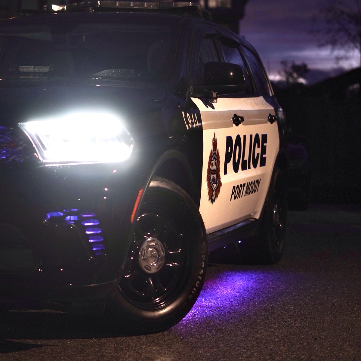 PMPD will be illuminated in purple lights to recognize Prevention of Violence Against Women Week April 10-16.  If you or someone you know is in need of support please reach out. #preventionofviolenceagainstwomen #purplelights #VictimServices